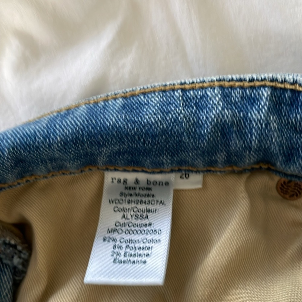 Rag&Bone super soft jeans low rise boyfriend Dre Alyssa NWT SZ26 - Picture 10 of 11